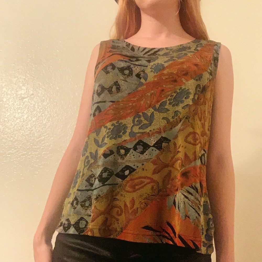🪲Boho Multi-Pattern Top🪲 - Picture 2 of 2